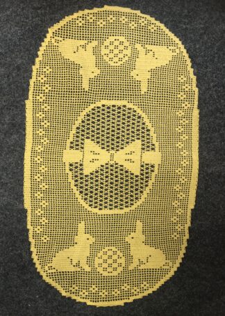 Komplettpackung "Osterläufer Hase" gehäkelt