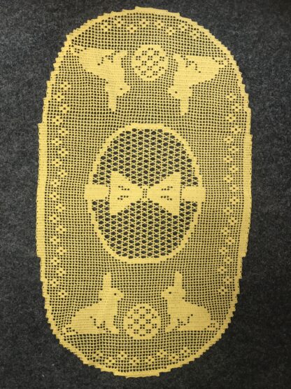 Komplettpackung "Osterläufer Hase" gehäkelt