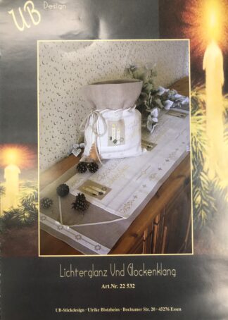 Stickvorlage Lichterglanz und Glockenklang