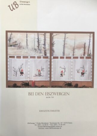 Stickvorlage Bei den Eiszwergen