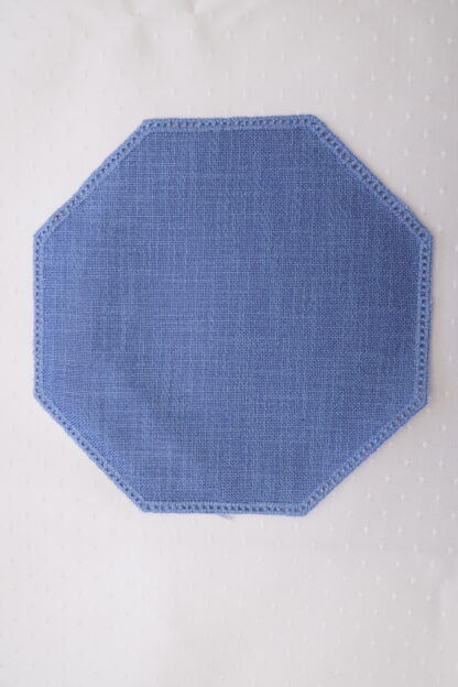Anhäkel-Achteck, Mittelblau