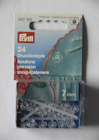 Prym 24 Druckknöpfe (Weiß, 7mm)