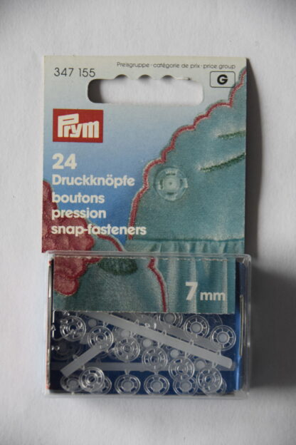 Prym 24 Druckknöpfe (Weiß, 7mm)