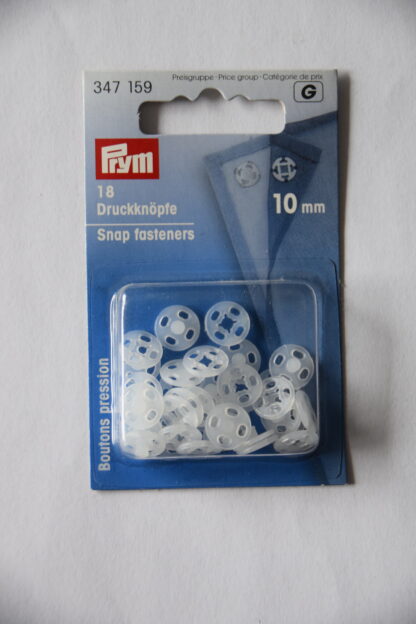 Prym 18 Druckknöpfe (weiß, 10mm)
