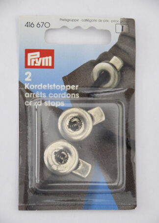 Prym | 2 Kordelstopper silber