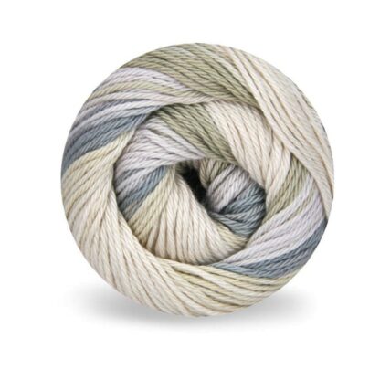 Adina Batik 216 beige-hellgrau-leinen