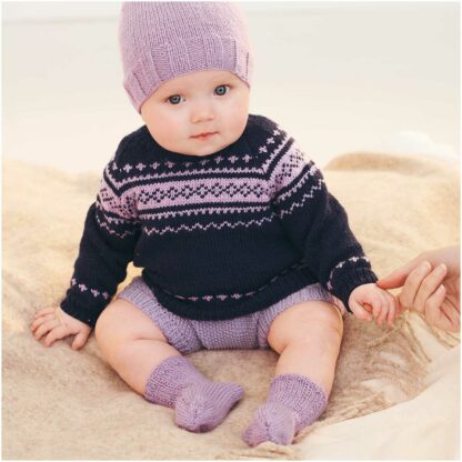 Baby Merino marine – Bild 2