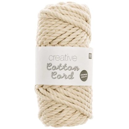 Rico Design Creative Cotton Cord Makramee-Garn (natur) – Bild 2