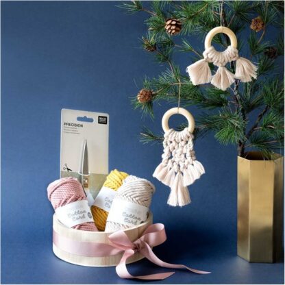 Rico Design Creative Cotton Cord Makramee-Garn (natur) – Bild 5