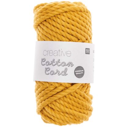 Rico Design Creative Cotton Cord Makramee-Garn (senf) – Bild 2