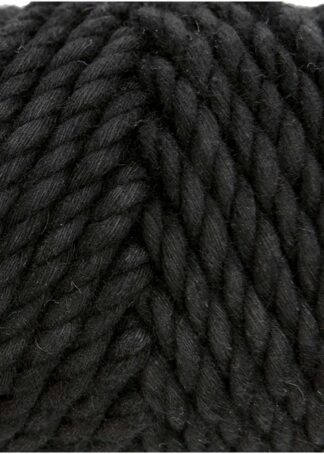 Rico Design Creative Cotton Cord Makramee-Garn (schwarz)
