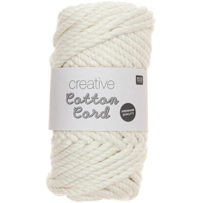 Rico Design Creative Cotton Cord Makramee-Garn (creme) – Bild 2