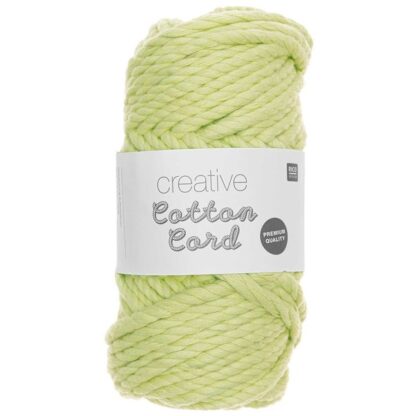 Rico Design Creative Cotton Cord Makramee-Garn (pastellgrün) – Bild 4