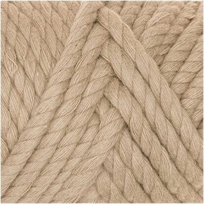 Rico Design Creative Cotton Cord Makramee-Garn (hellbraun)