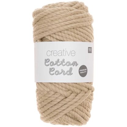 Rico Design Creative Cotton Cord Makramee-Garn (hellbraun) – Bild 2