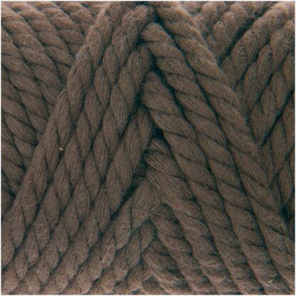 Rico Design Creative Cotton Cord Makramee-Garn (schokolade)
