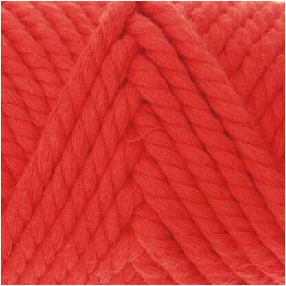 Rico Design Creative Cotton Cord Makramee-Garn (rot)