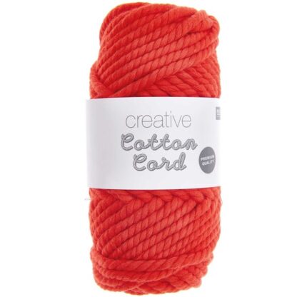 Rico Design Creative Cotton Cord Makramee-Garn (rot) – Bild 4