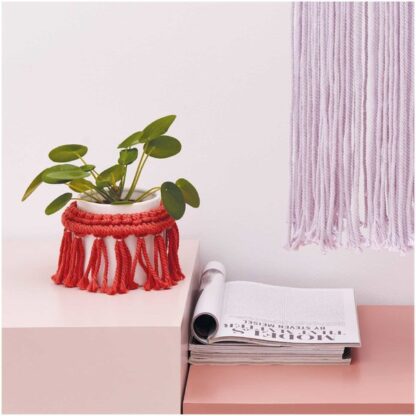 Rico Design Creative Cotton Cord Makramee-Garn (rot) – Bild 2