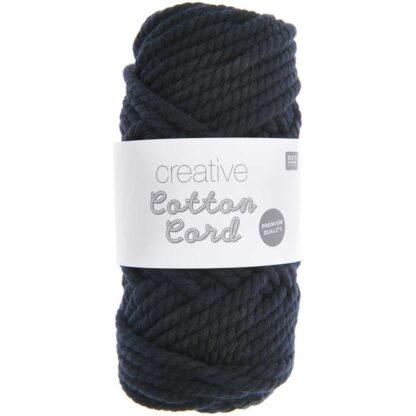 Rico Design Creative Cotton Cord Makramee-Garn (marine) – Bild 3