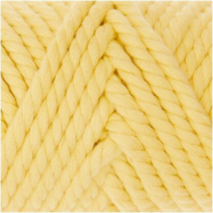 Rico Design Creative Cotton Cord Makramee-Garn pastellgelb