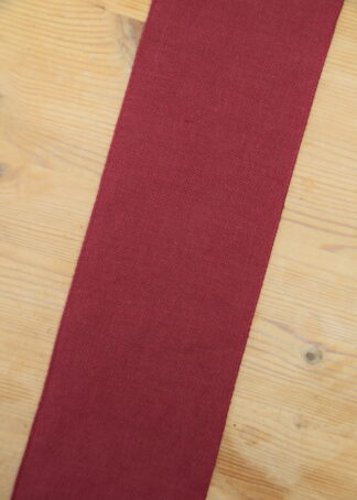 Leinenband weinrot