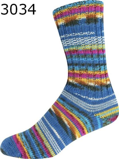 Supersocke Sort. 366 Merino Extrafein-Color Farbe 3034