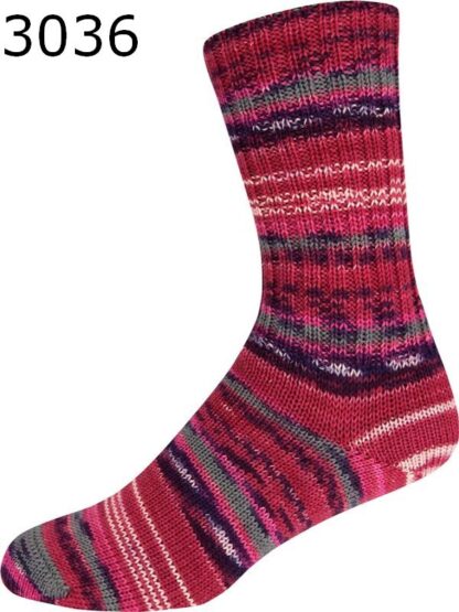 Supersocke Sort. 366 Merino Extrafein-Color Farbe 3036