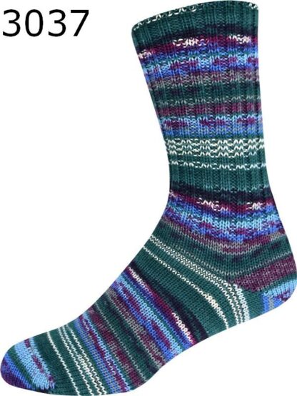 Supersocke Sort. 366 Merino Extrafein-Color Farbe 3037