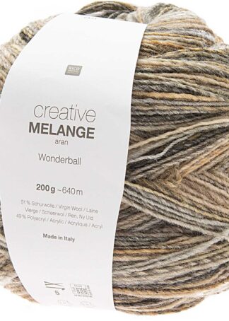 Creative Melange aran Wonderball | Farbe 001 Natur Mix
