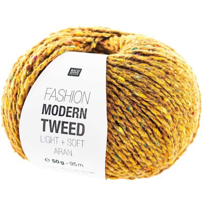Fashion Modern Tweed aran | Farbe 004 Senf