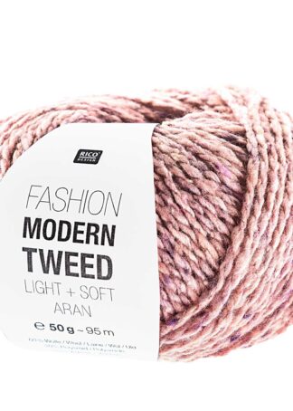 Fashion Modern Tweed aran | Farbe 005 Rosa