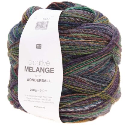Creative Melange aran Wonderball | Farbe 012 Blau-Grün
