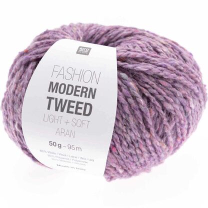 Fashion Modern Tweed aran | Farbe 012 Flieder