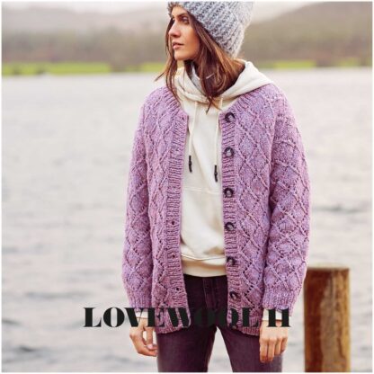 Fashion Modern Tweed aran | Farbe 012 Flieder – Bild 4