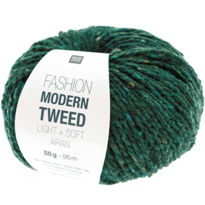 Fashion Modern Tweed aran | Farbe 014 Grün
