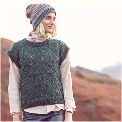 Fashion Modern Tweed aran | Farbe 014 Grün – Bild 3