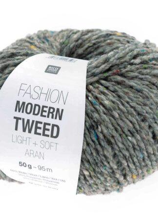 Fashion Modern Tweed aran | Farbe 015 Hellgrau