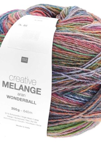 Creative Melange aran Wonderball | Farbe 018 Lachs-Petrol