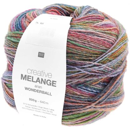 Creative Melange aran Wonderball | Farbe 018 Lachs-Petrol