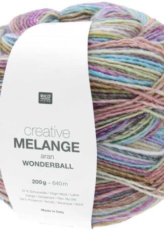 Creative Melange aran Wonderball | Farbe 022 Pastell