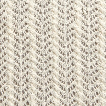 Fashion Cotton Merino Lace Solid Colours | Farbe 001 Creme – Bild 5