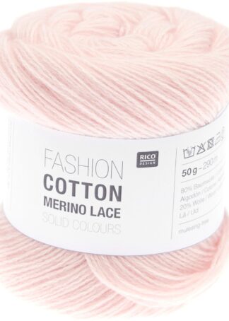 Fashion Cotton Merino Lace Solid Colours | Farbe 003 Rosa