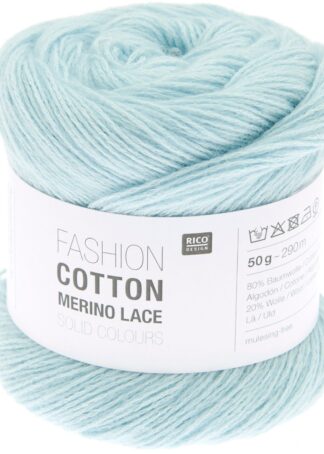 Fashion Cotton Merino Lace Solid Colours | Farbe 005 Hellblau