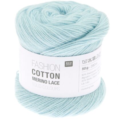 Fashion Cotton Merino Lace Solid Colours | Farbe 005 Hellblau