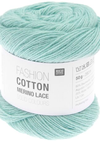 Fashion Cotton Merino Lace Solid Colours | Farbe 006 Petrol