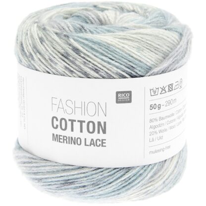 Fashion Cotton Merino Lace | Farbe 001 Pebbles – Bild 5