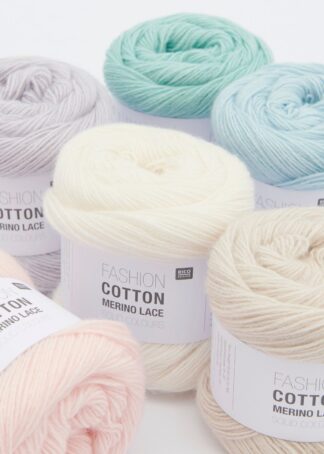 Fashion Cotton Merino Lace Solid Colours