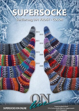 Supersocke 8-fach Sort. 391 Frost-Color | Farbe 3215